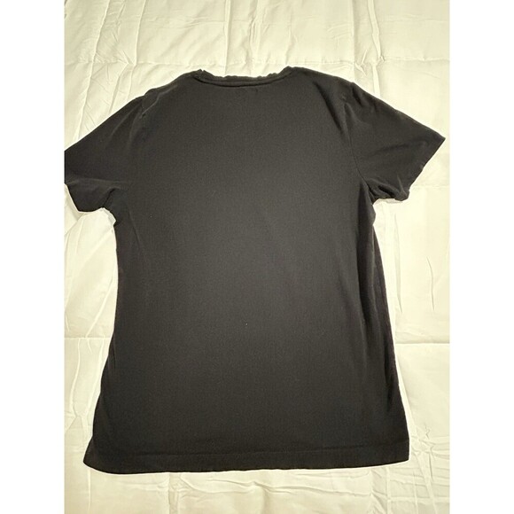 ALFANI Stretch Black Top Button Tee Men’s Medium - Picture 4 of 4